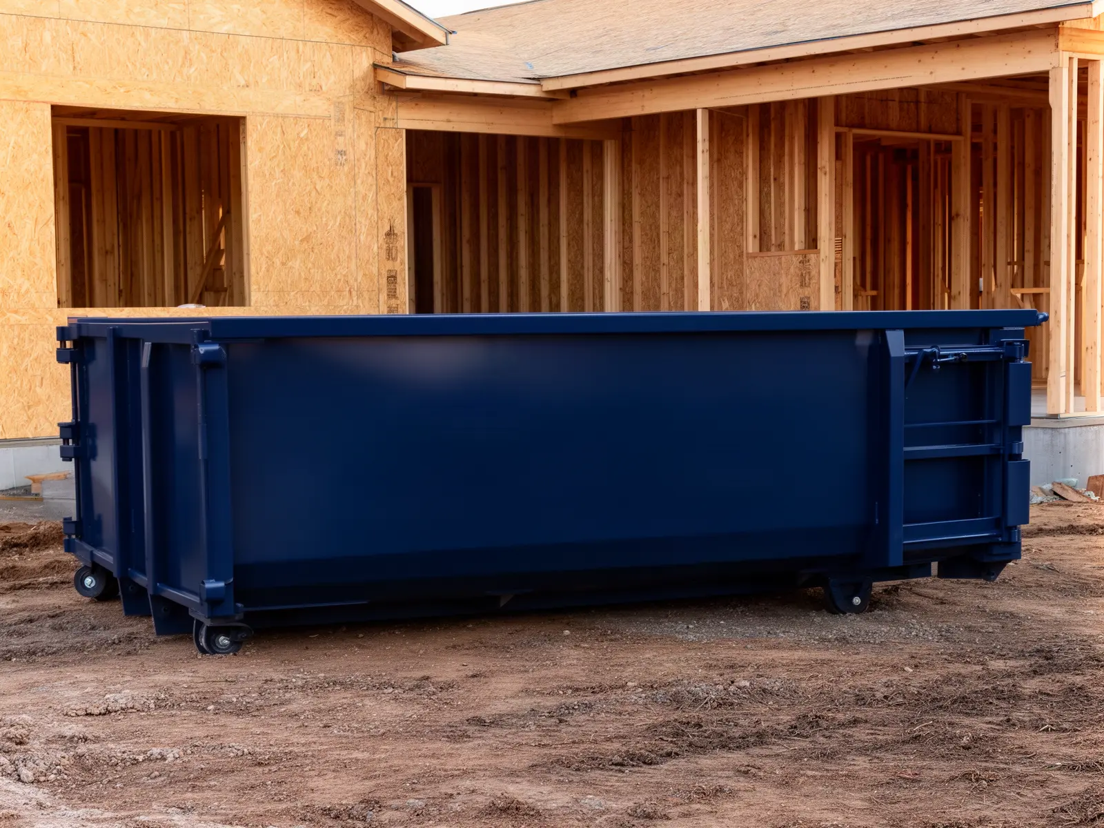 Roll-off dumpster from Uncle Frank's Dumpster Rental in Allentown, PA